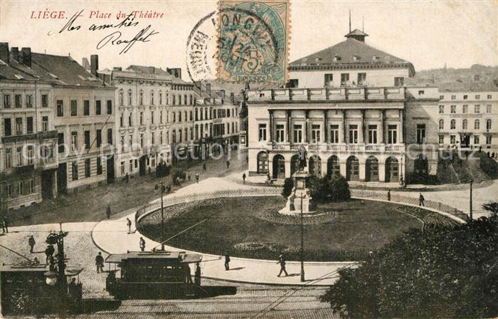 Liege Luettich Place du Theatre