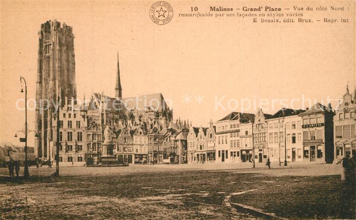 Malines Mechelen Flandre Grand Place