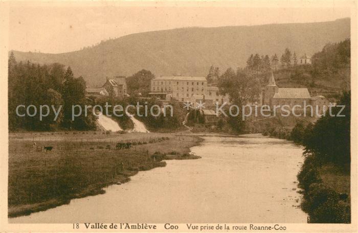 Coo Stavelot Vallee de l’Ambleve Vue prise de la route Roanne Coo