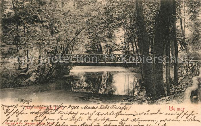 Weimar Thueringen Naturbruecke Park