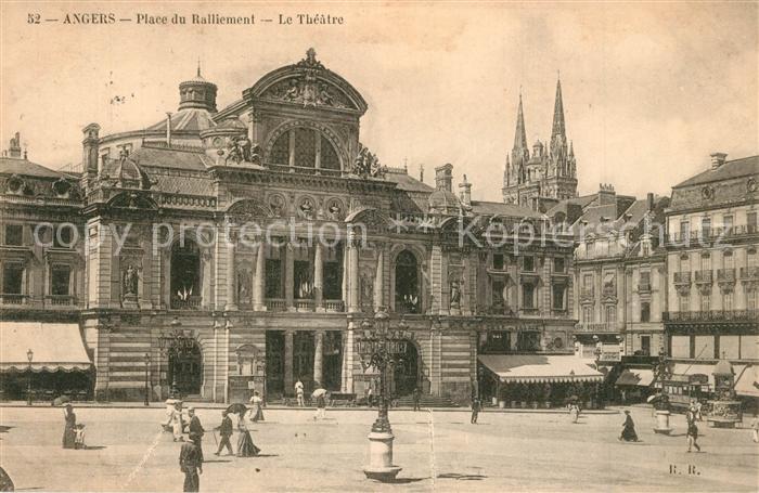 Angers Place du Ralliement Le Theatre