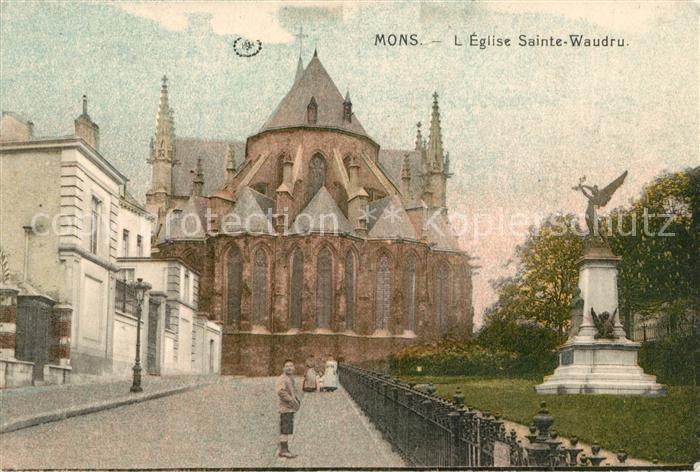 Mons Hainaut Eglise Sainte Waudru