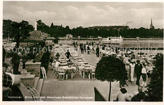 Hannover Maschsee Gaststaetten Terrassen