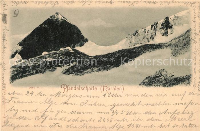 Pfandelscharte Winterlandchaft