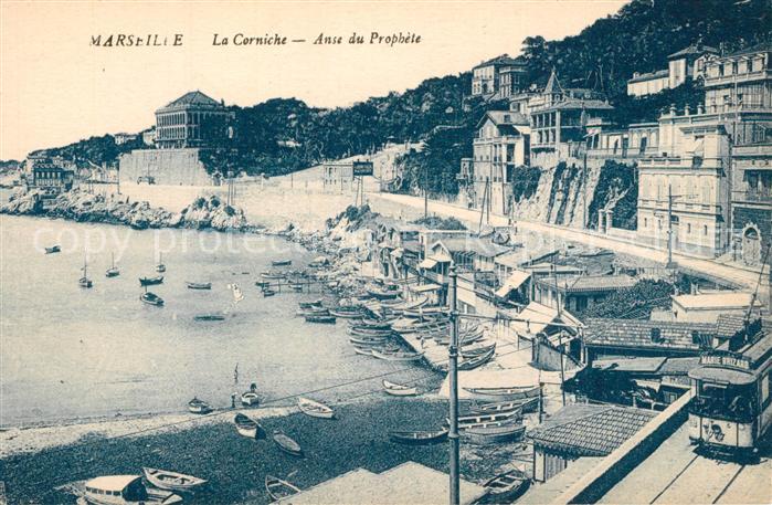 Marseille Bouches-du-Rhone La Corniche Anse du Prophete
