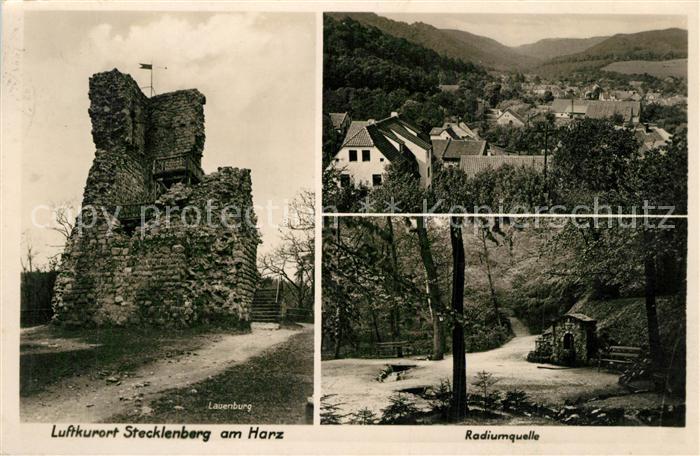 Stecklenberg Lauenburg Ruine Radiumquelle