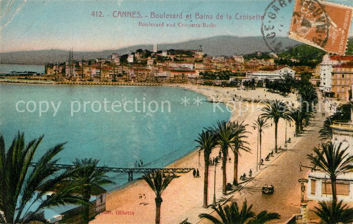 Cannes Alpes-Maritimes Boulevard Bains de la Croisette