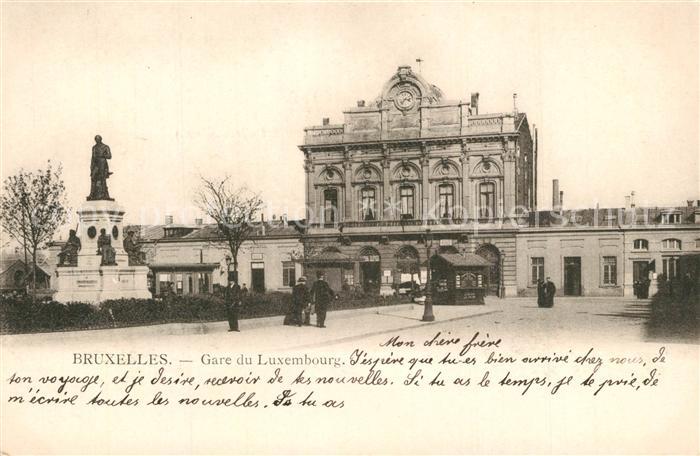 Bruxelles Bruessel Gare du Luxembourg