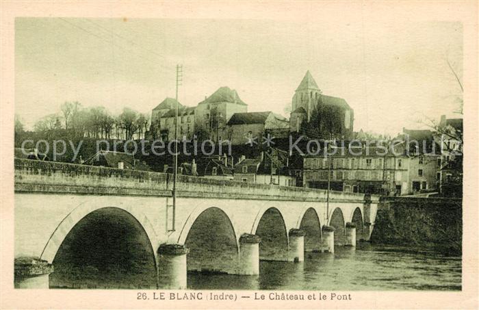Le Blanc Indre Chateau Pont
