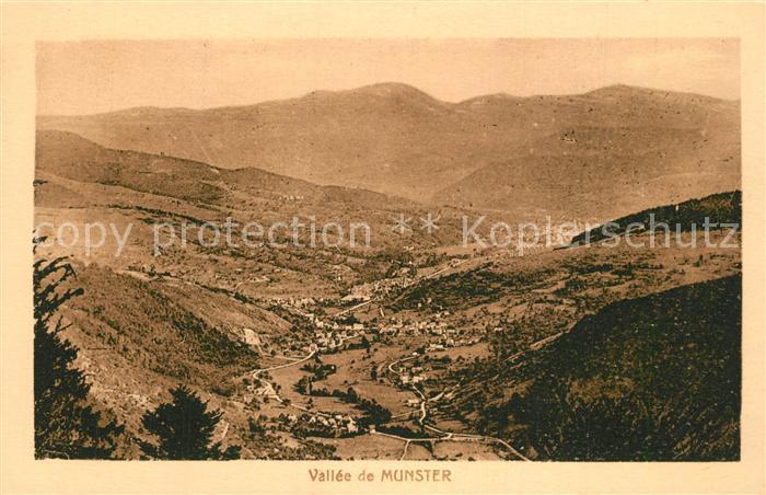 Munster Haut Rhin Elsass Panorama