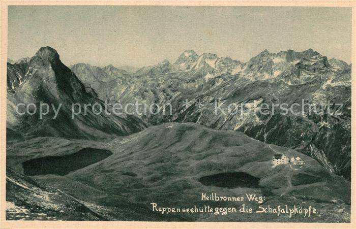 Rappenseehuette Heilbronner Weg Schafalpkoepfe