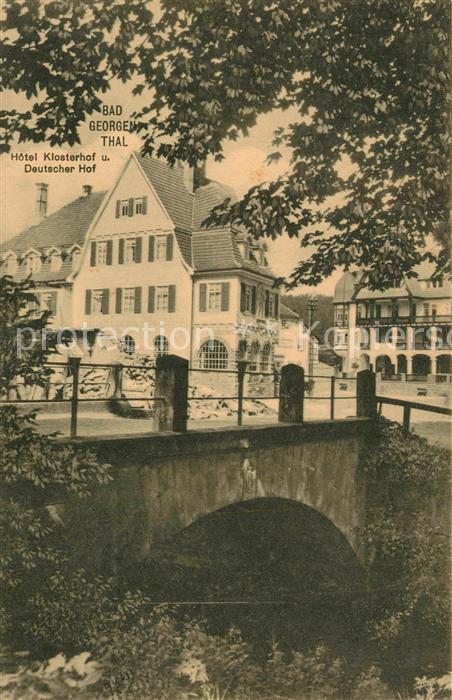 Bad Georgenthal Gotha Hotel Klosterhof Deutscher Hof