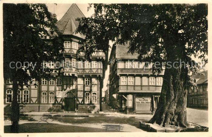 Goslar Alte Fachwerkhaeuser Markt