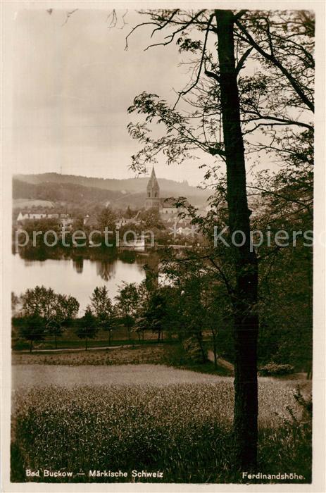 Bad Buckow Maerkische Schweiz Ferdinandshoehe