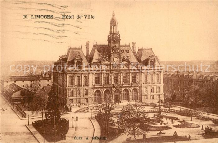 Limoges Haute Vienne Hotel de Ville