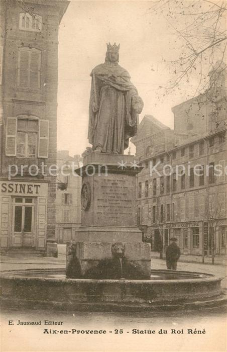 Aix-en-Provence Statue Roi Rene