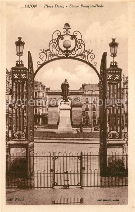 Dijon 21 Place Darcy Statue Francois Rude