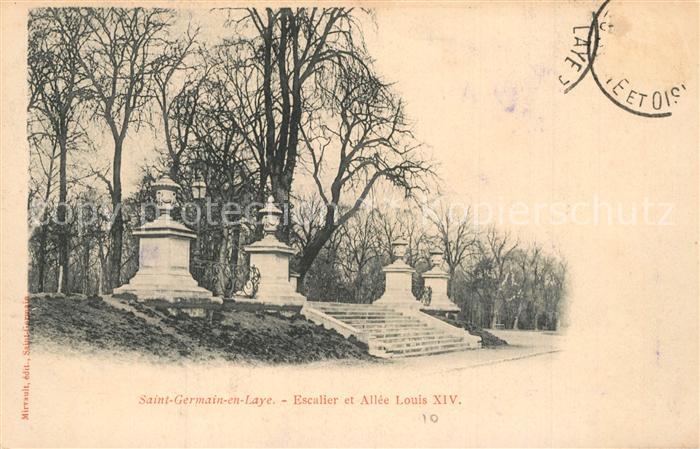Saint-Germain-en-Laye Escalier Allee Louis XIV