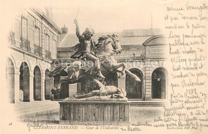 Clermont Ferrand Puy de Dome Cour de l Universitaet