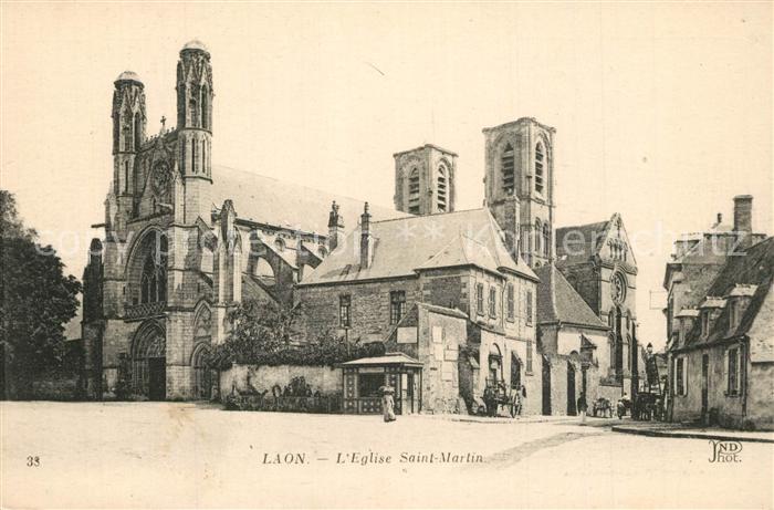 Laon Aisne Eglise Saint Martin