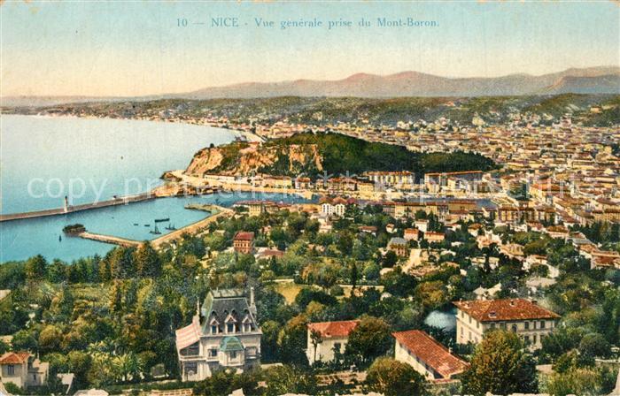 Nice Alpes Maritimes Panorama Mont Baron