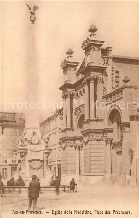 Aix-en-Provence Eglise de la Madeleine Place de Precheurs