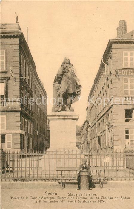 Sedan Ardennes Statue de Tarenne