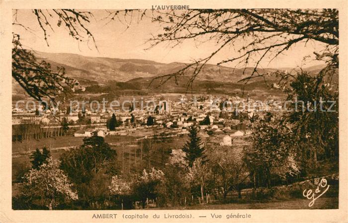 Ambert Capitale du Livradois Panorama