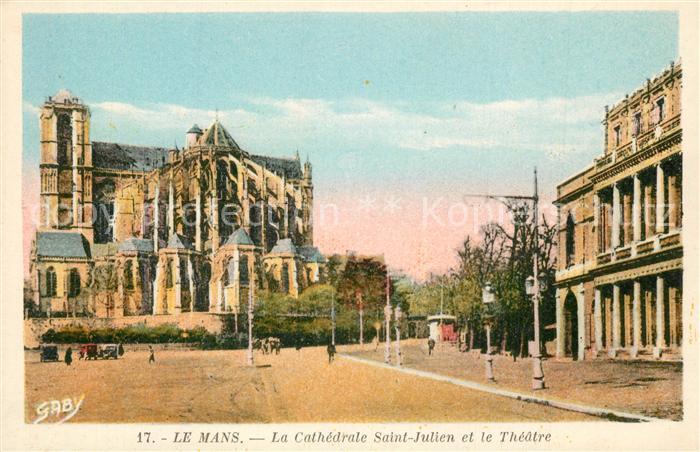 Le Mans Sarthe Cathedrale Saint Julien Theatre