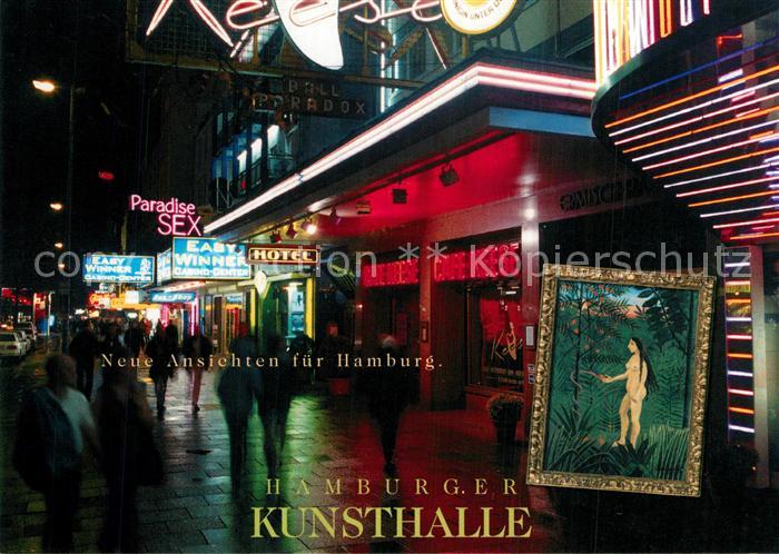 Hamburg Kunsthalle Nachtaufnahme