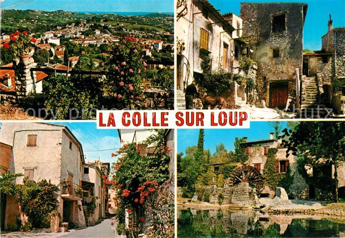 La Colle-sur-Loup Stadtansichten Mühlrad