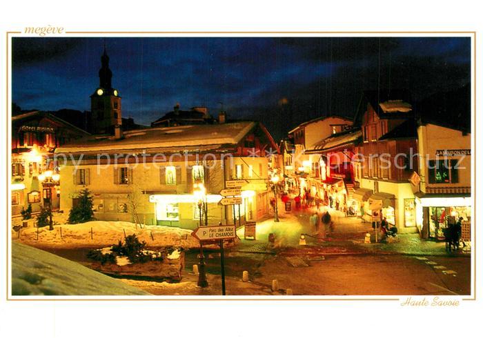 Megeve Nachtaufnahme
