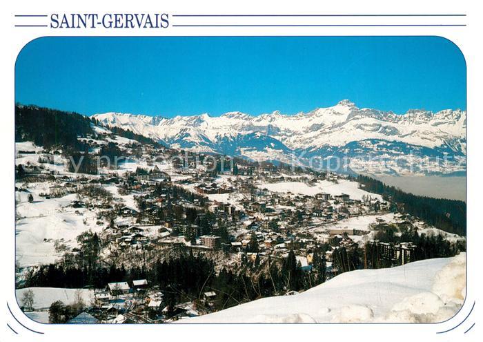 Saint-Gervais-les-Bains Winterlandschaft