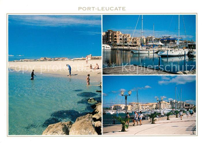 Port Leucate Strand Hafen Uferpromenade