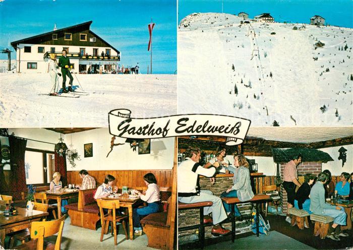 Ebensee Oberoesterreich Gasthof Edelweiss Winter