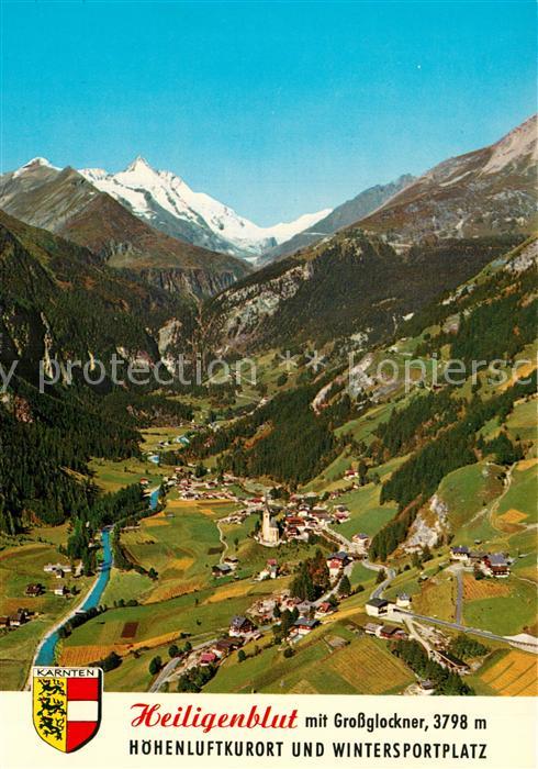 Heiligenblut Kaernten Grossglockner Fliegeraufnahme