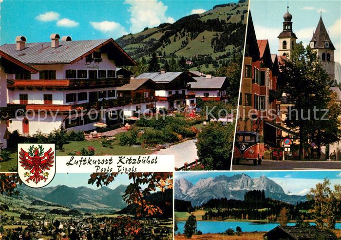 Kitzbuehel Tirol Haus Toni Sailer Vorderstadt Stadtpfarrkirche Schwarzsee Wilder