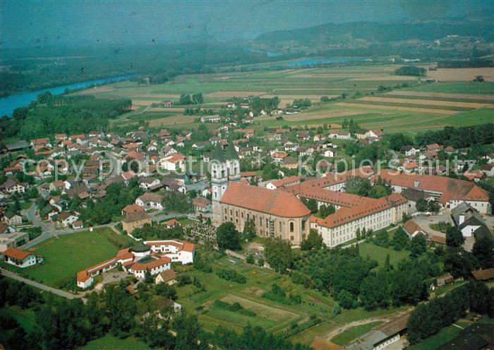 Niederalteich Donau Fliegeraufnahme