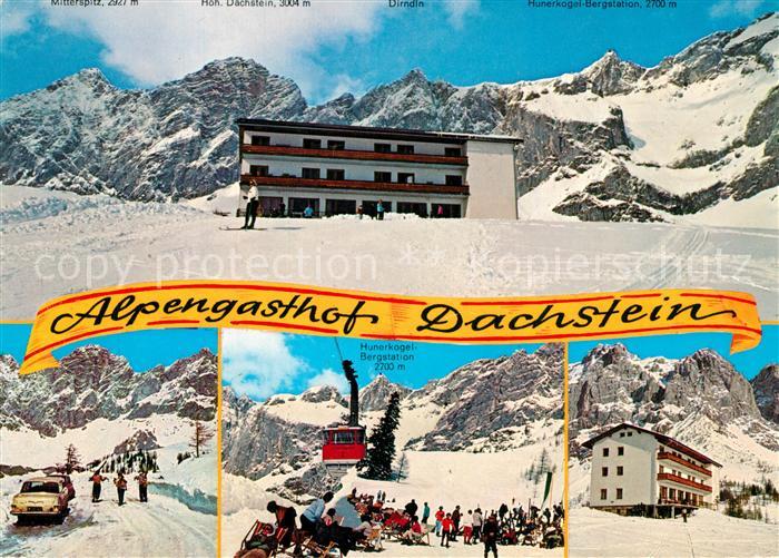 Ramsau Dachstein Steiermark Alpengasthof Dachstein Bergstation Hunerkogel Winter