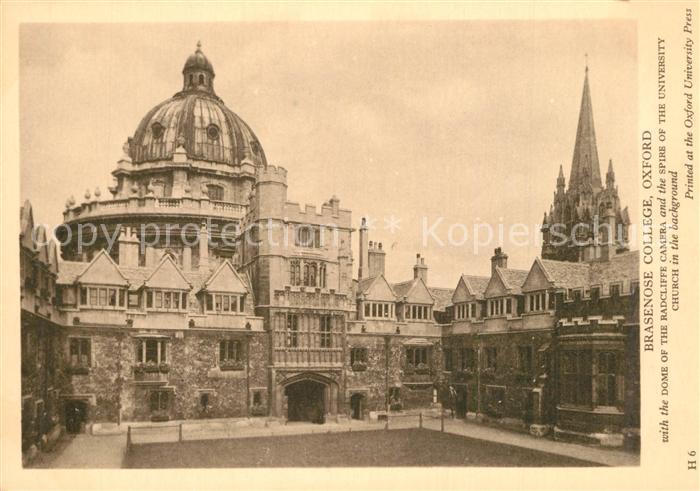 Oxford Oxfordshire Brasenose College