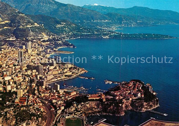Monaco Fliegeraufnahme Cap Martin Menton
