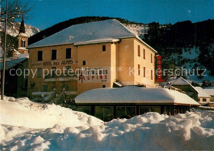 Saint-Julien-en-Beauchene Hotel Restaurant des Alpins Winter