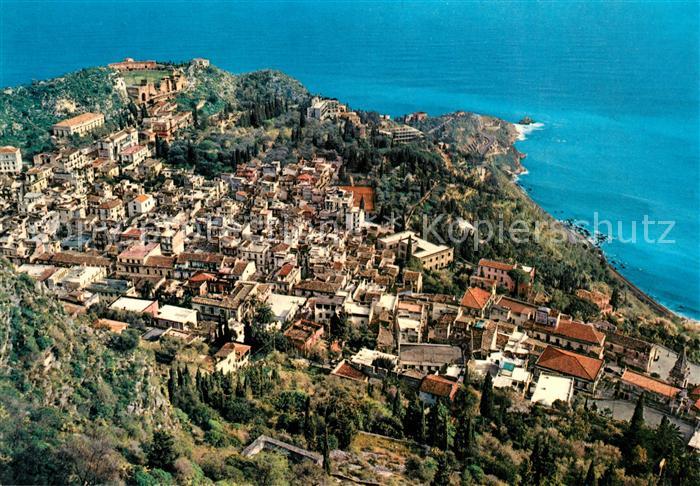 Taormina Sizilien Fliegeraufnahme
