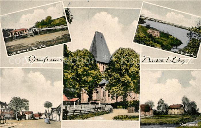 Nusse Jugendheim Sportplatz Seepartie Hauptstr Kichre Kuenstlerheim