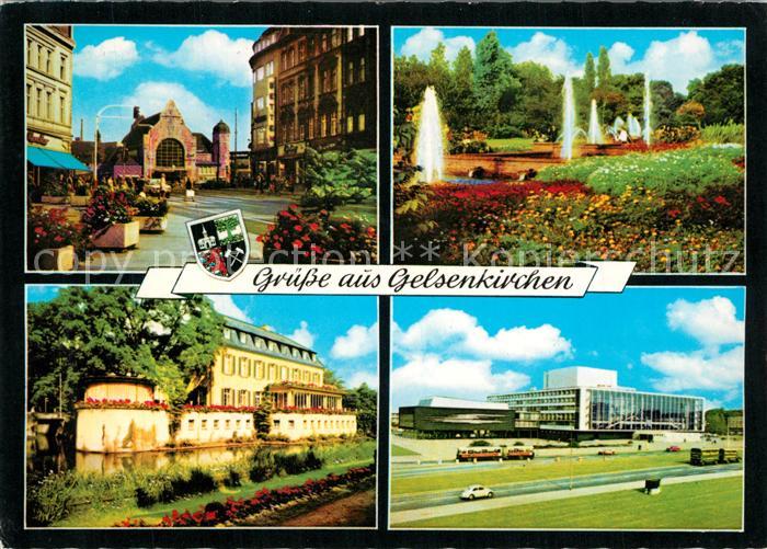 Gelsenkirchen Teilansichten Park Stadthalle