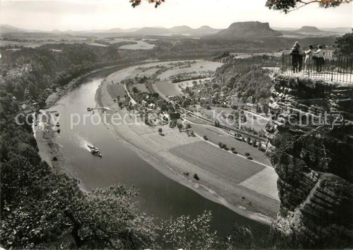 Saechsische Schweiz Basteiblick