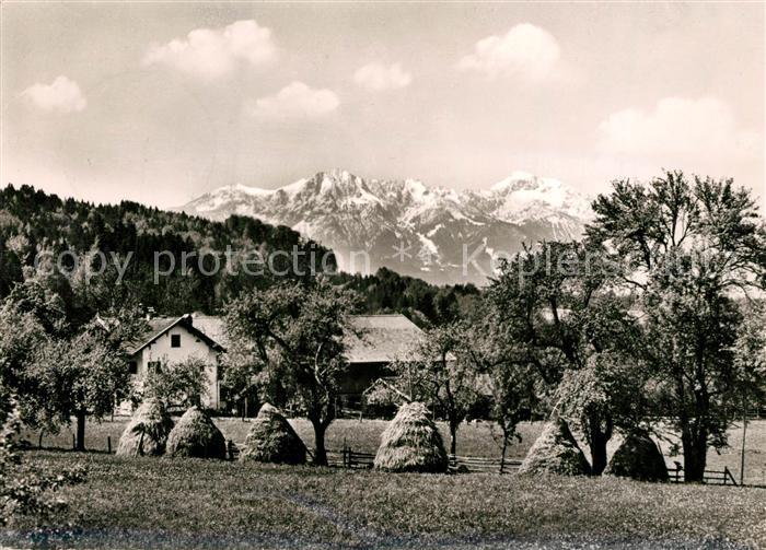 Bad Heilbrunn Alpenblick vom Haus Enzian