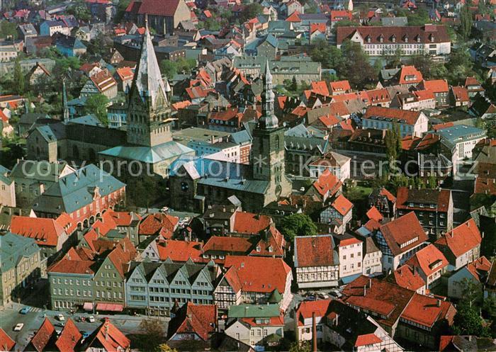 Soest Arnsberg Fliegeraufnahme mit Patrokli Dom und Petri Kirche