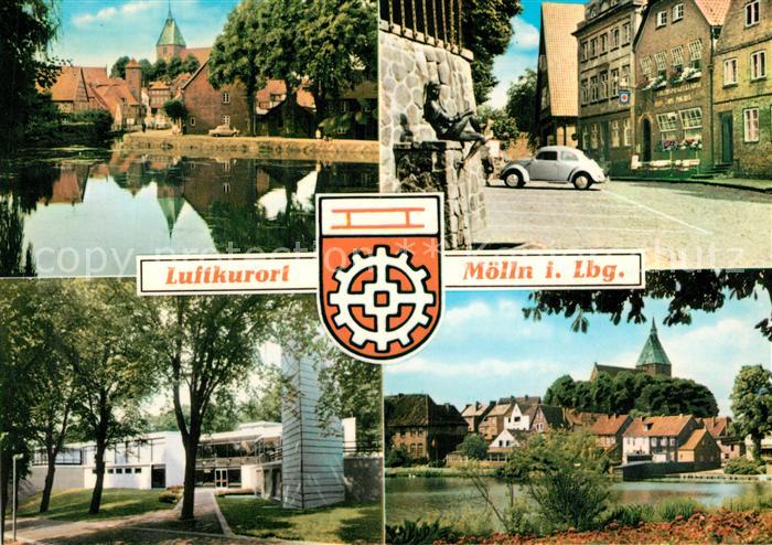 Moelln Lauenburg Kirche Brunnen Schloss Park