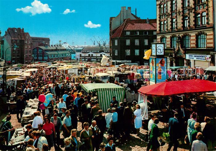 Hamburg St Pauli Fischmarkt